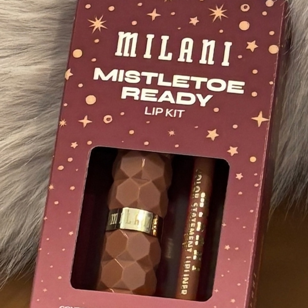 Milani Mistletoe Ready Lip Kit, Nude 03-Pleasure 410 (0.18 oz, 2 ct)